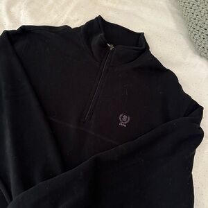 IZOD navy quarter zip sweater